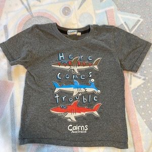 Boys shark tshirt